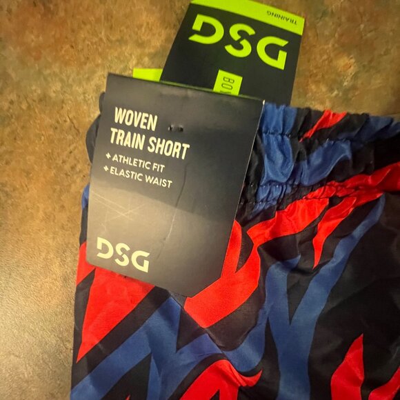 Boys DSG Woven Train‎ Shorts Athletic Fit Elastic Waist Navy Bolt Size XS - Picture 3 of 8